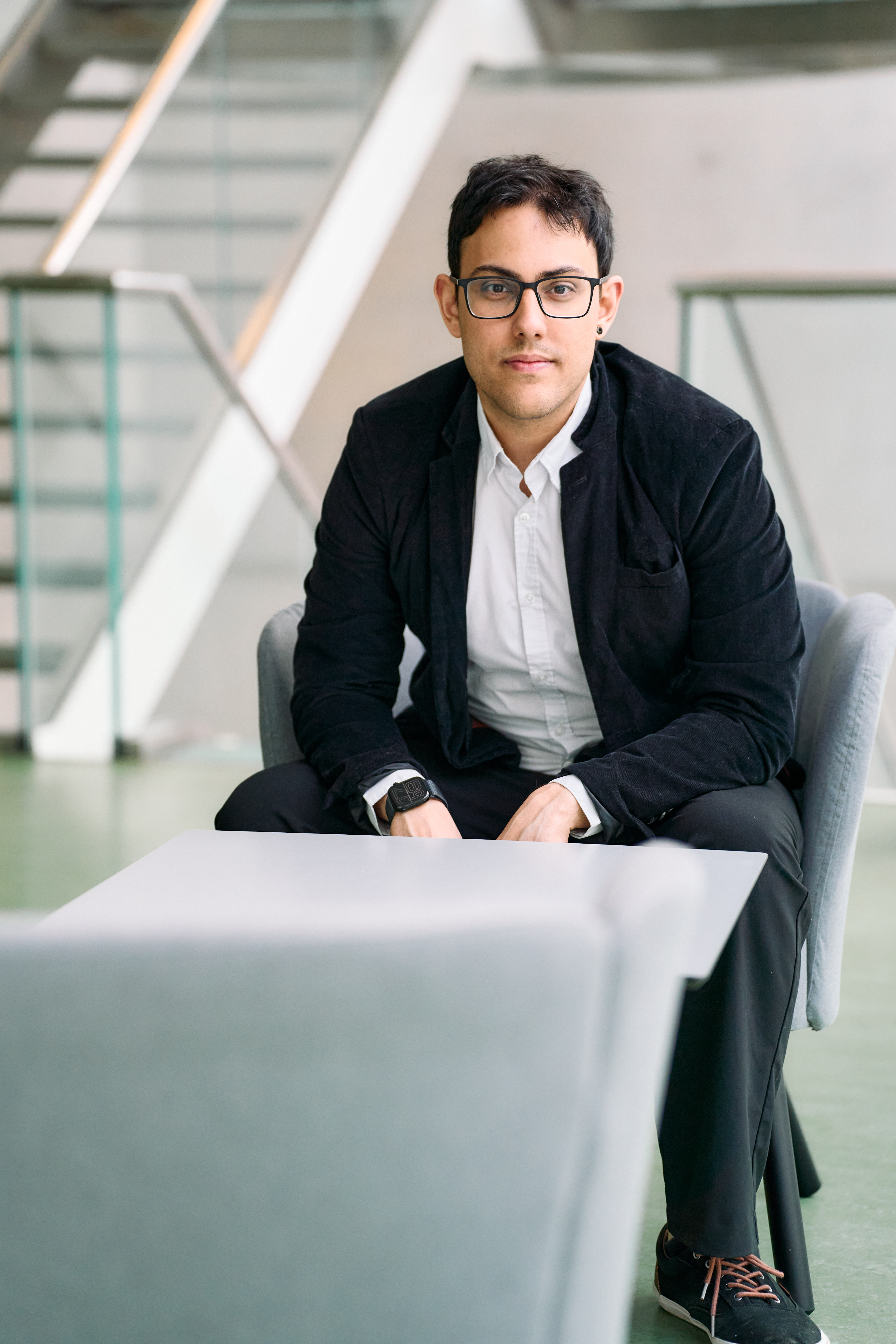 Pedro Faria Zeni in the lab